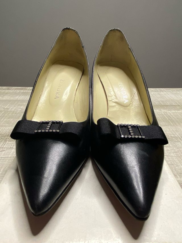 Zapatos salón de tacón - Negro - Talla 38