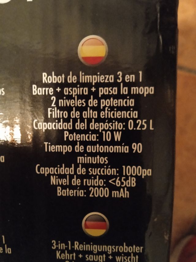 Robot de limpieza