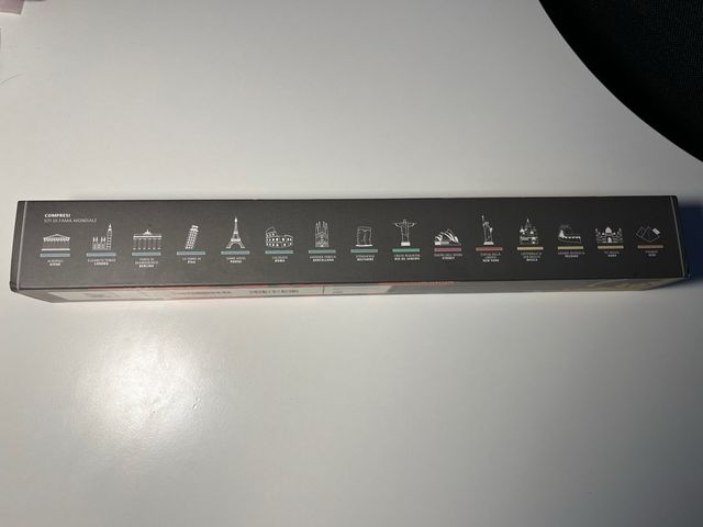 Mappa del Mondo da Graffiare Black/silver