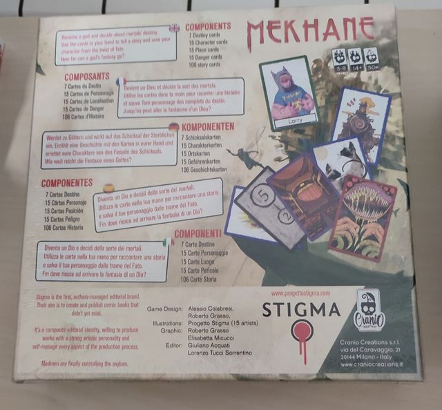 Juego de mesa Mekhane