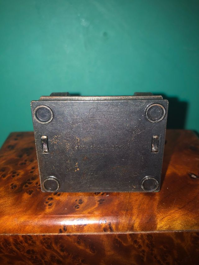 Temperamatite in metallo, collezione, vintage