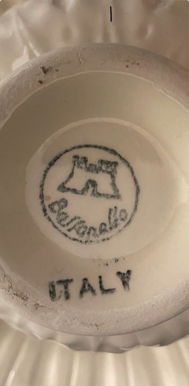 JUEGO TAZAS ITALIANAS Ceramiche de Bassano