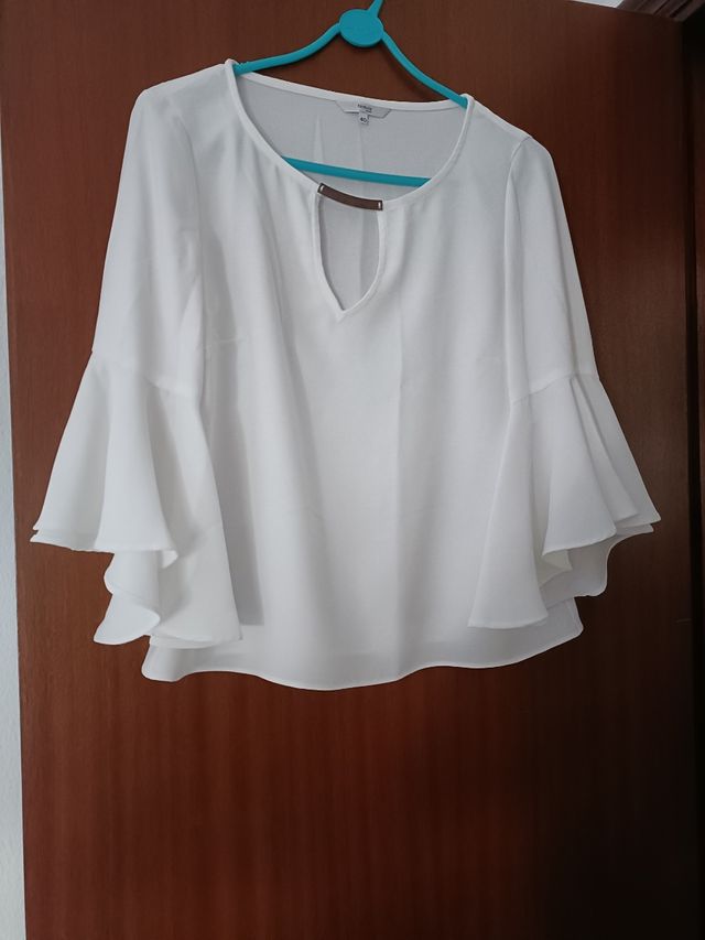 Camisa blanca mujer talla 40