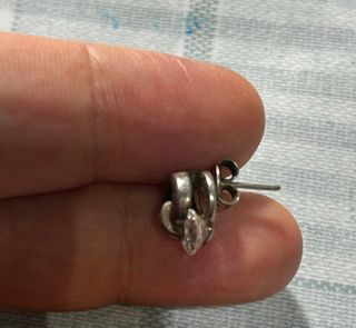 Pendientes de plata y piedra