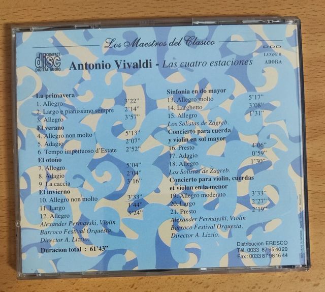 Las cuatro estaciones en CD-ROM.