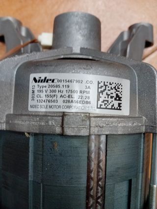 Motor de induccion de lavadora