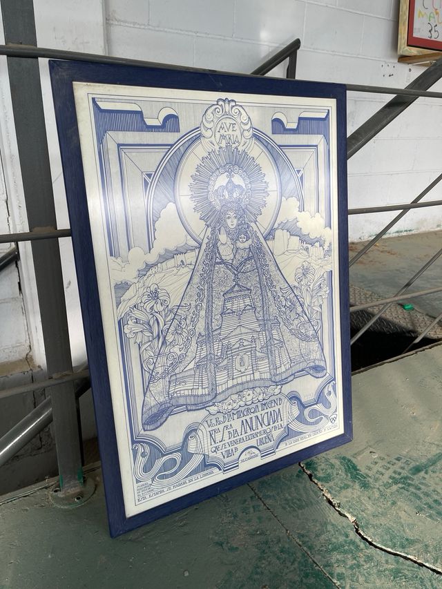 Cuadro Virgen de la Anunciada 75x55