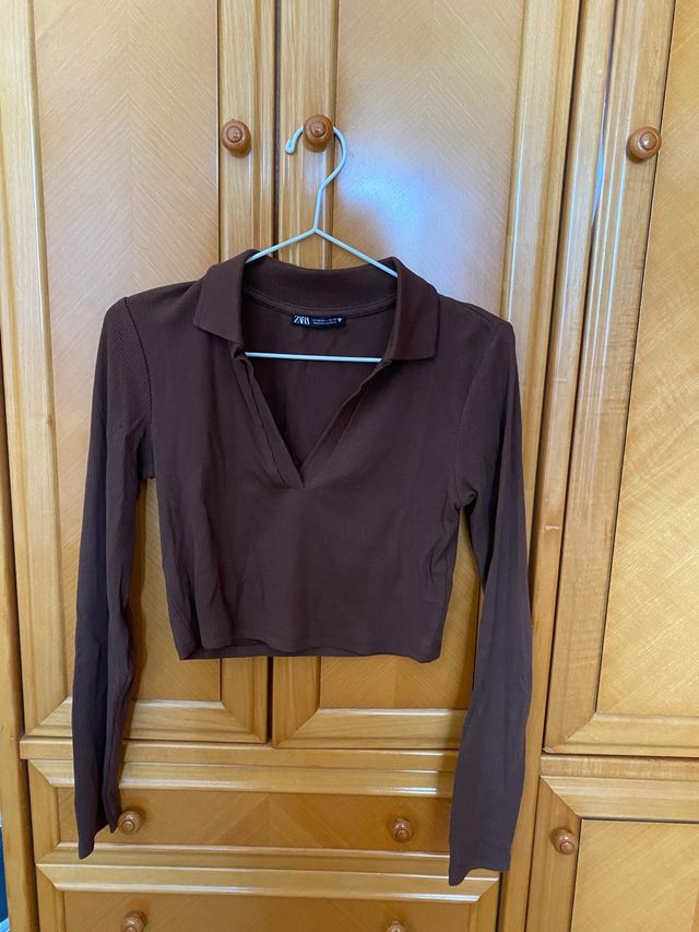 Crop top manga larga. Los dos por 6€