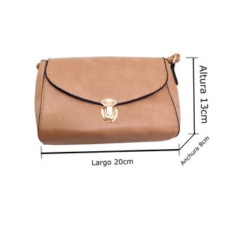 Bolso Pequeño Bandolera Mini para Mujer Beige