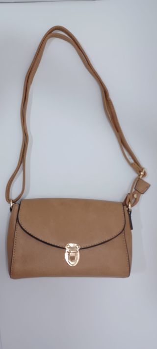 Bolso Pequeño Bandolera Mini para Mujer Beige