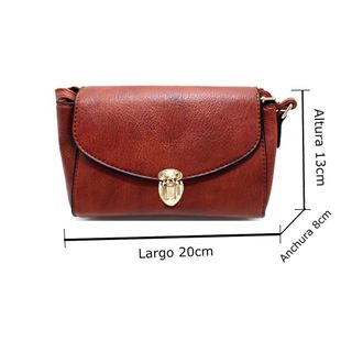 Bolso Pequeño Móvil Bandolera Mini Mujer Marrón