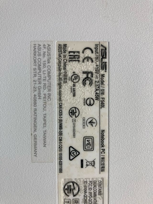 Ordenador Portatil ASUS con HDMI