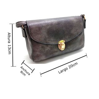 Bolso Pequeño para Móvil Bandolera Mini Mujer Gris