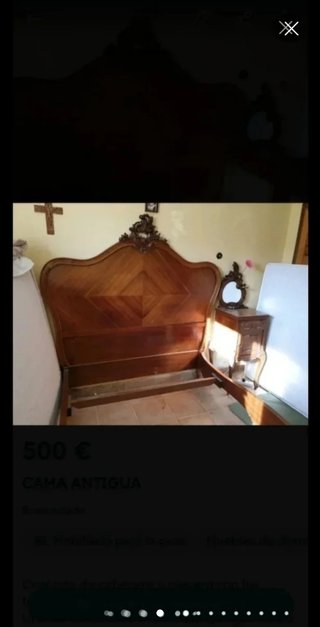 CONJUNTO DE CAMA ANTIGUA