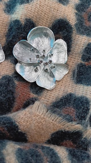 Pendientes mango con brillantitos