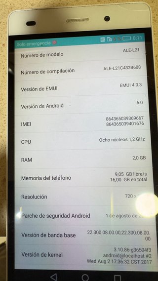 Huawey P8 Lite 2017