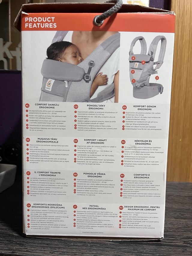 Mochila porteo Ergobaby adapt air mesh