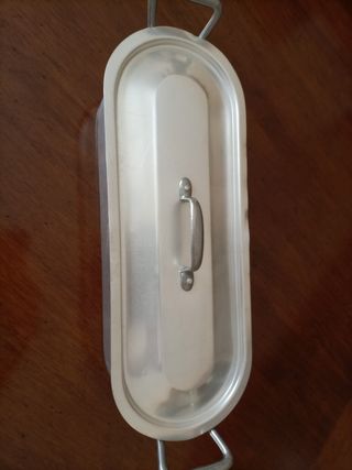 Cuoci pesce in alluminio