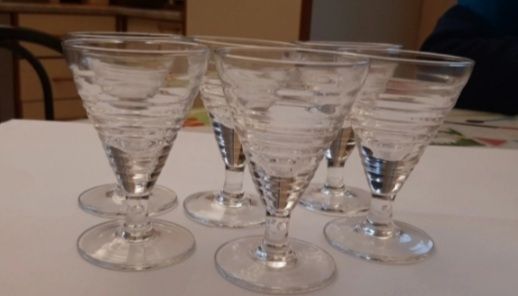 Bicchieri vetro da liquore nuovi