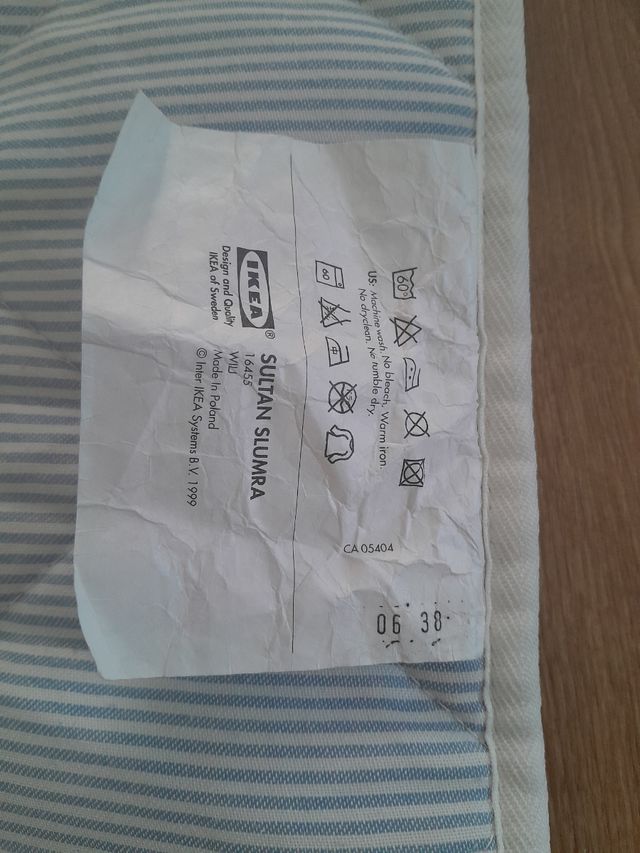 Cubrecolchon cuna Ikea