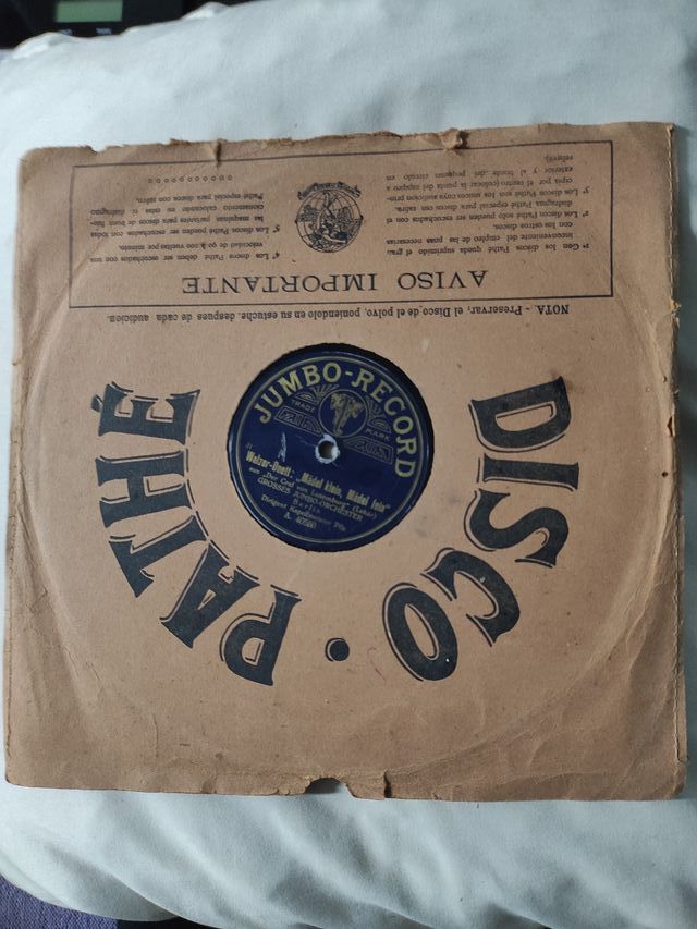 DISCOS GRAMÓFONO.DISCO PATHE