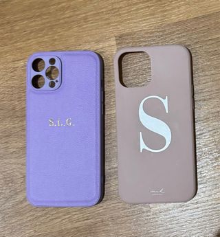 2 carcasas Iphone 12pro max