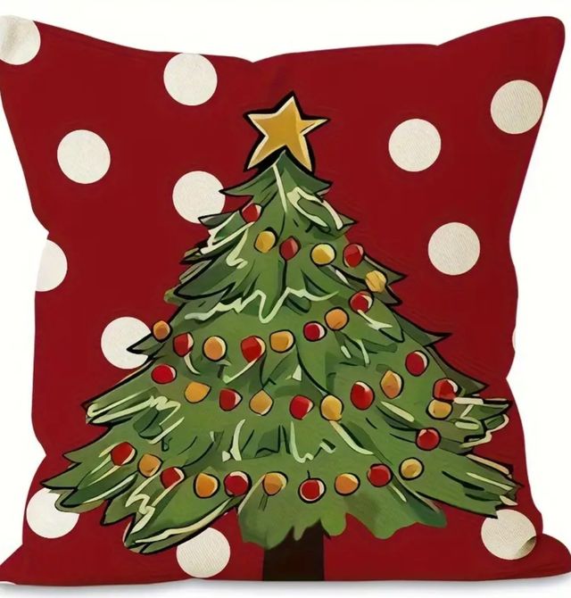 Jogo de 4 capas de almofada. 45x45. Motivos Natalinos