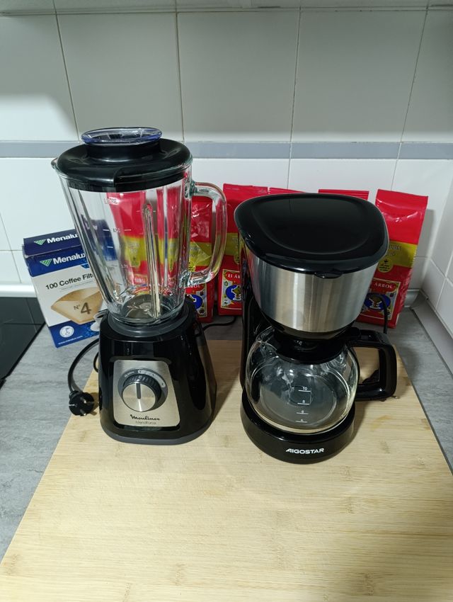 Caffettiera e frullatore da bicchiere