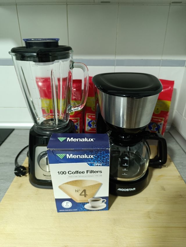 Caffettiera e frullatore da bicchiere