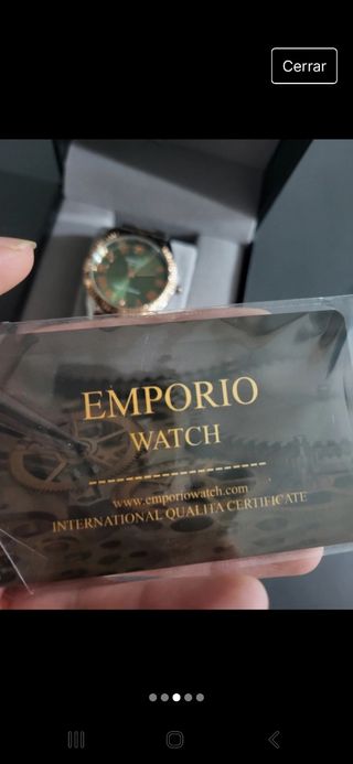 Emporio Watch  reloj Mujer