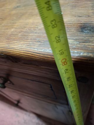 Mesita de noche pino macizo