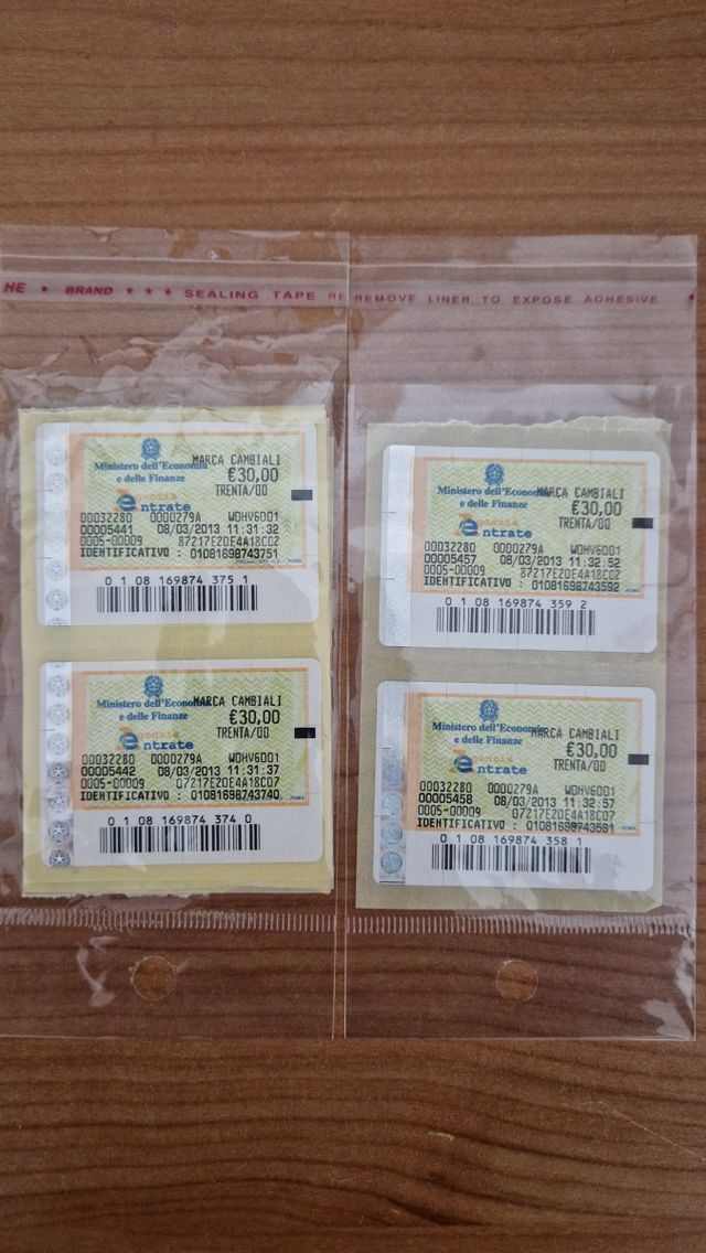 Francobolli Marche bollo anno 2013