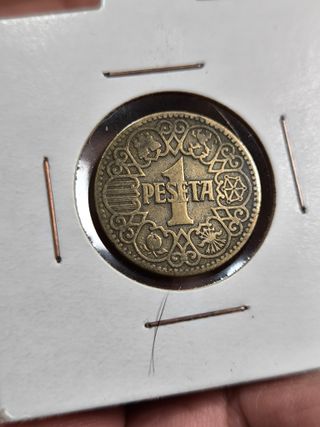 Moneda 1 Peseta 1944 FRANCO