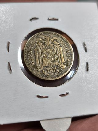 Moneda 1 Peseta 1944 FRANCO