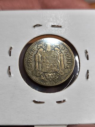 Moneda 1 Peseta 1944 FRANCO