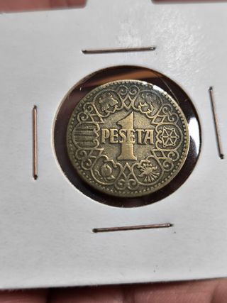 Moneda 1 Peseta 1944 FRANCO