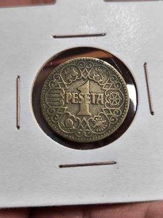 Moneda 1 Peseta 1944 FRANCO
