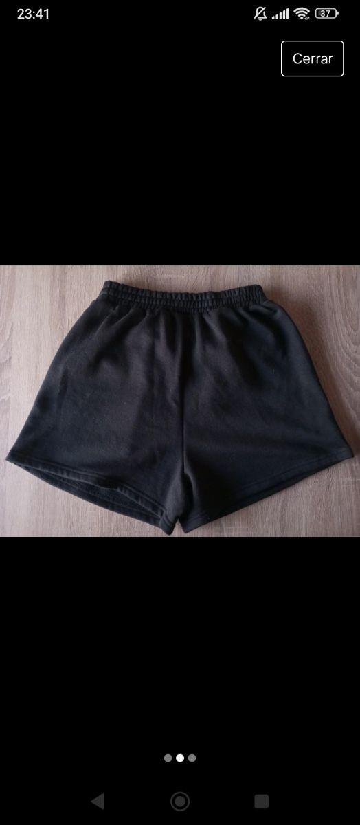 Pantalón corto negro boxeadora