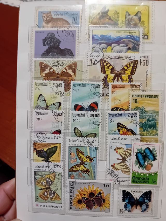 N. 200 Francobolli Animali