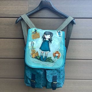 Mochila colegial Gorjuss azul