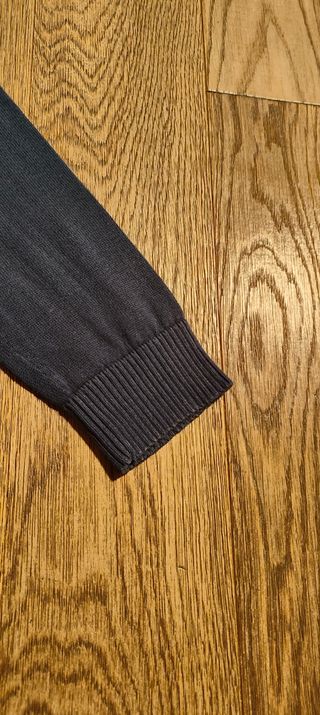 Maglione lungo blu bambina Name it