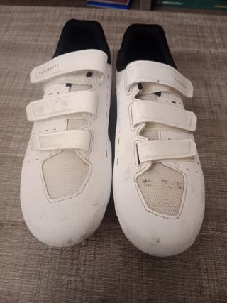 Calas de ciclismo blancas van rysel 41,5