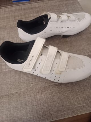 Calas de ciclismo blancas van rysel 41,5
