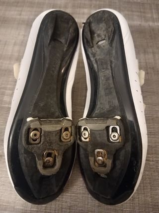 Calas de ciclismo blancas van rysel 41,5