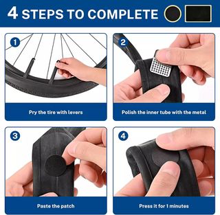 Kit riparazione Set 12 pezzi per pneumatici bici