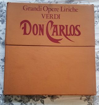 Cofanetto di G. Verdi Don Carlos