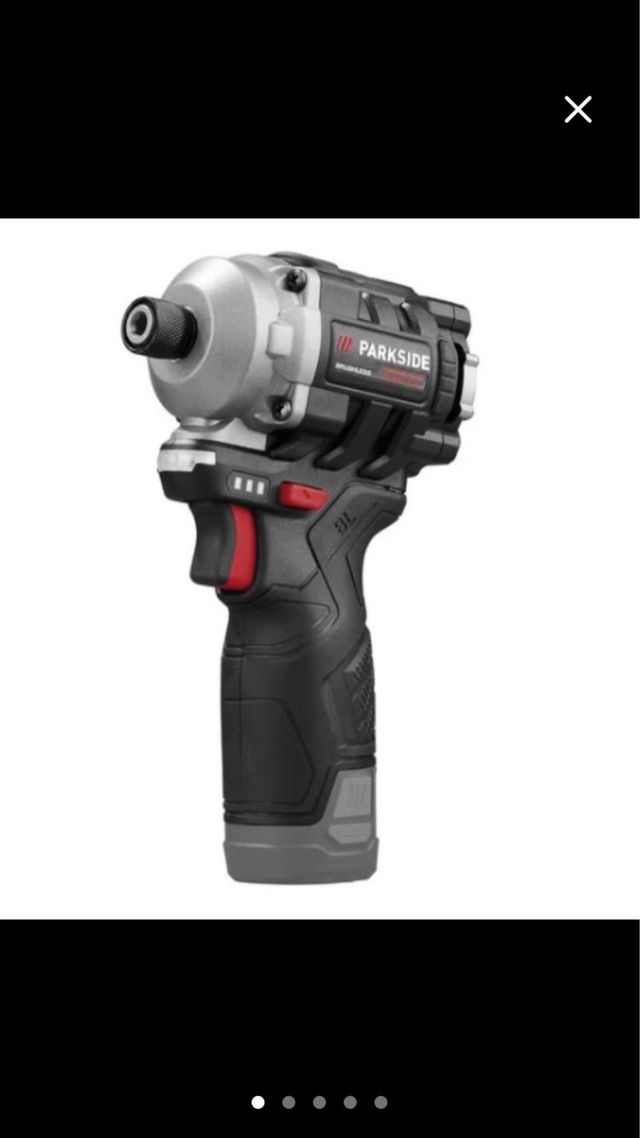 atornillador de impacto parkside perfance