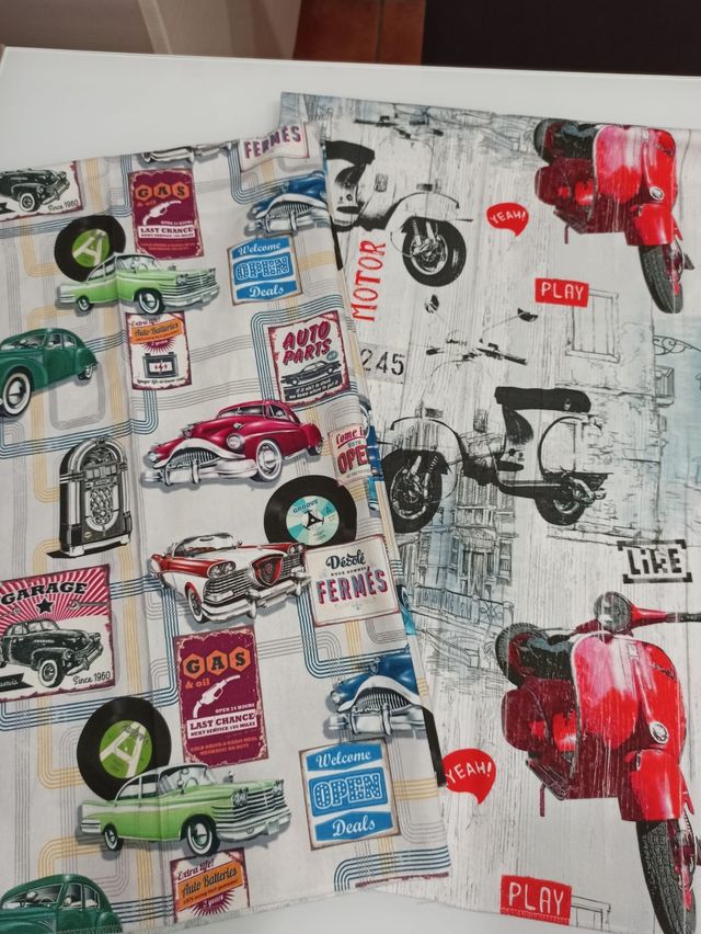 Tagli di tessuto -Set 6 - tema anni 60