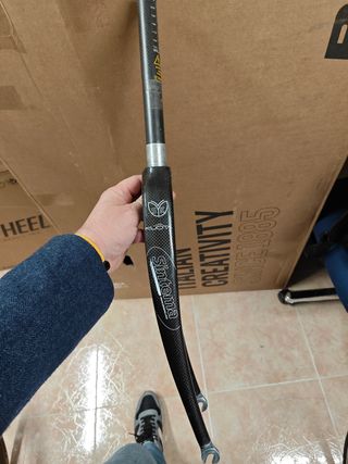 Horquilla de carbono de 1"