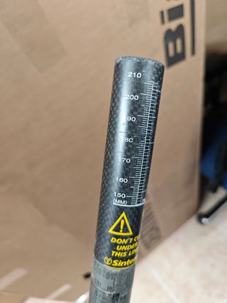 Horquilla de carbono de 1"